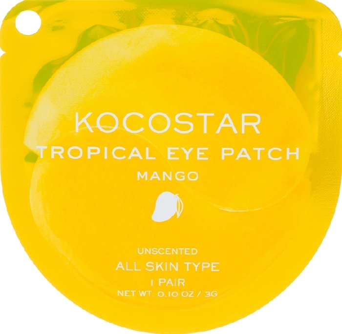 Kocostar Tropical Eye Patch Mango, 2 pcs 3 g