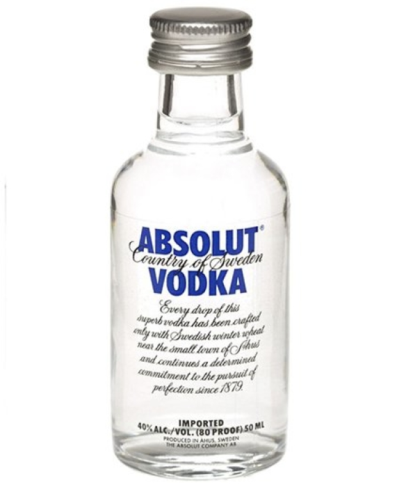 Absolut Blue Vodka 40% 0,05L