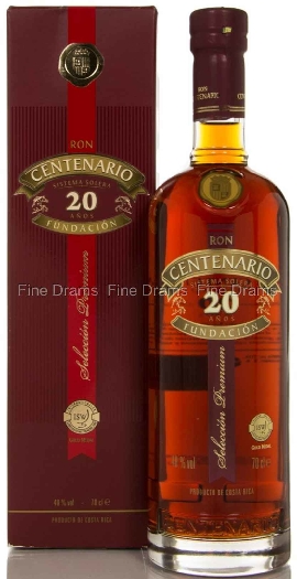 Ron Centenario Fundación 20 years gift box rum 40% 0.7L