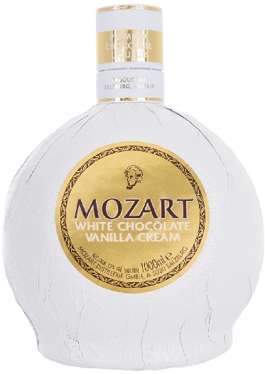 Mozart White Chocolate Vanilla Cream Liqueur 15% 1L