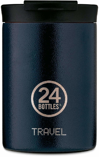 24 Bottles 416 Travel Tumbler Stainless Steel Deep Blue 350ml