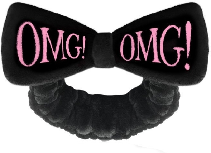 OMG Double-Dare Bow bandage for fixing hair Black