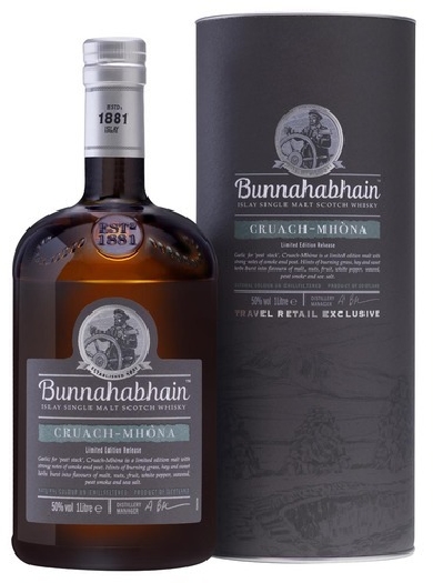 Bunnahabhain Cruach Mhona Islay Single Malt Scotch Whisky 50% 1L gift pack
