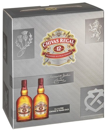 Chivas Regal Blended Scotch Whisky 12y 40% 1L in duty-free at airport  Vilnius