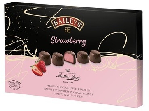 Anthon Berg 980640 Baileys Strawberry 12x125g