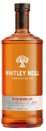 Whitley Neill Blood Orange Gin 43% 1L