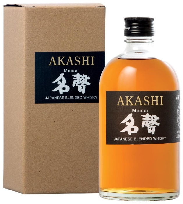 Akashi Meisei Japanese Blended Whisky 40% giftpack 0.5L