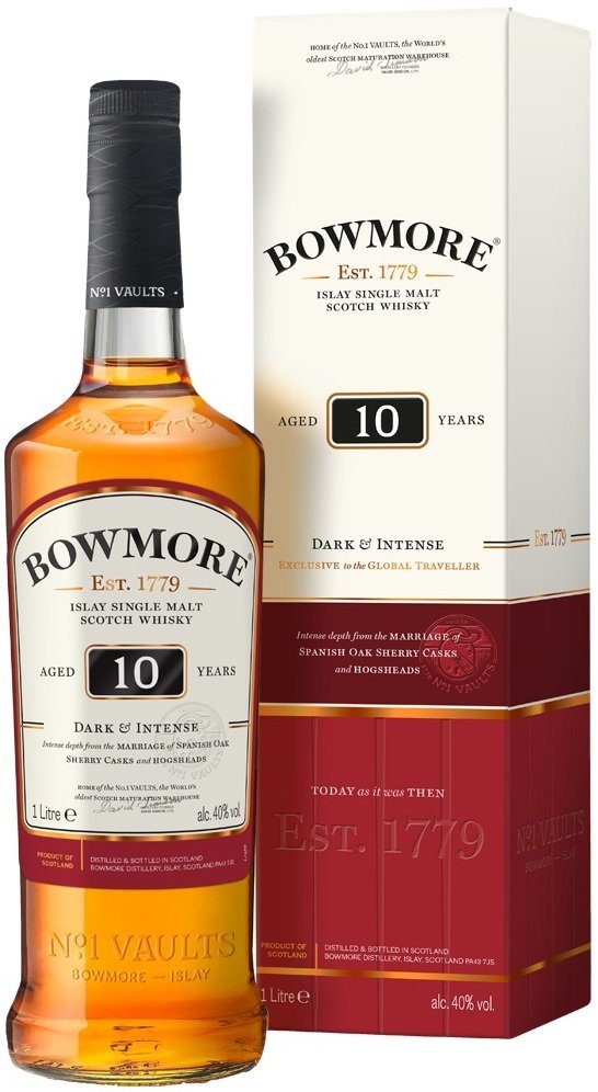 Bowmore 10 YO 40% 1L Bowmore 10 YO 40% 1L
