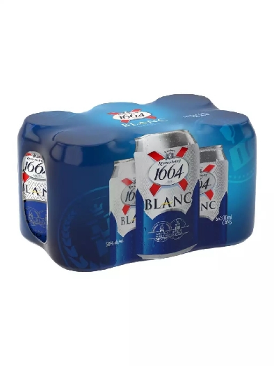 Kronenbourg Blanc Beer 5% Can 6x0,33L