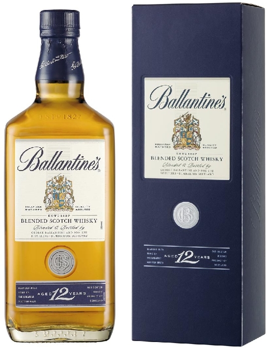 Ballantine's Blended Scotch Whisky 12y 40% 1L