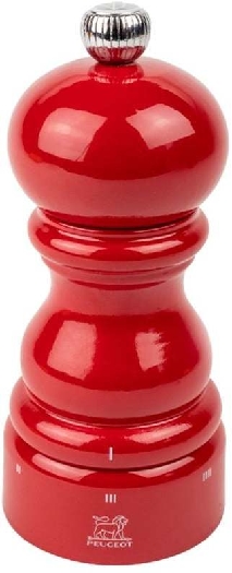 Peugeot Paris u'Select salt mill red lacquer wood 12 cm