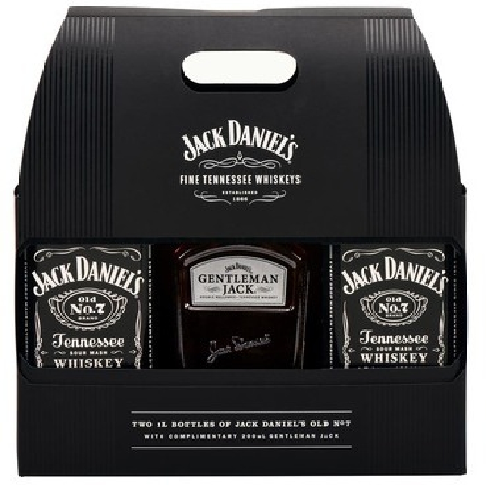 Jack Daniel's B.40% 2x1L+ 0.2L GJ*