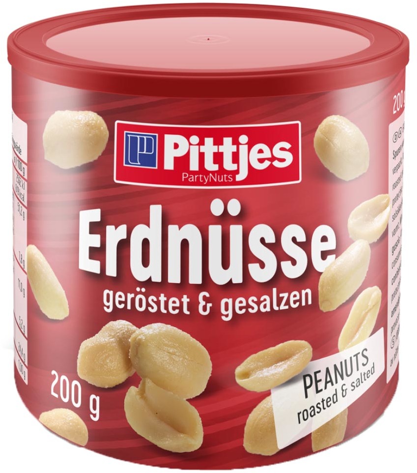 Pittjes Peanuts Salt Tin 200g Pittjes Peanuts Salt Tin 200g