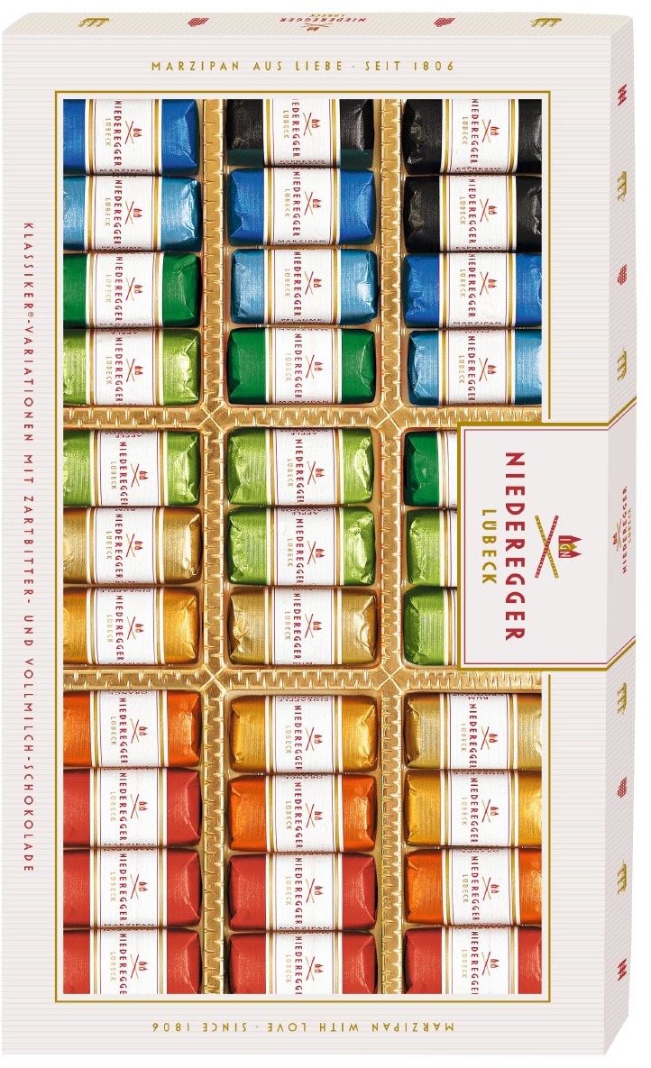 Niederegger Marzipan classic variations in dark chocolate 100348 400g Niederegger Marzipan classic variations in dark chocolate 100348 400g