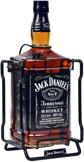 Jack Daniel's Black Label Whiskey Cradle 3L in duty-free at bordershop  Dyakovo