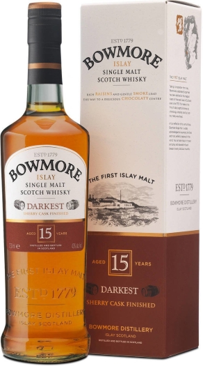 Bowmore Islay Single Malt Scotch Whisky 15y 43% 1L gift pack