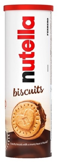 Biscuits crunchy cookies filled with creamy Nutella 166g