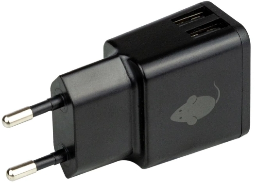 GREENMOUSE DUAL USB CHARGER 2.4A BL Cargador