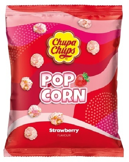 Chupa Chups Popcorn Strawberry Flavour 162546 135g