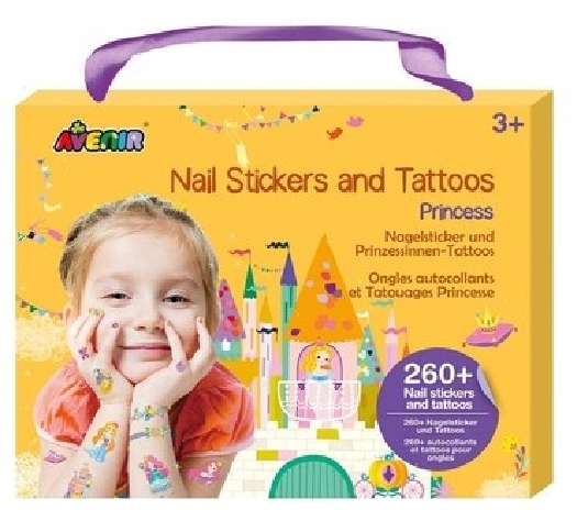 Avenir Nail Stickers And Tattoos Princess