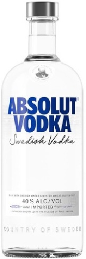 Absolut Vodka Blue 40% 1L