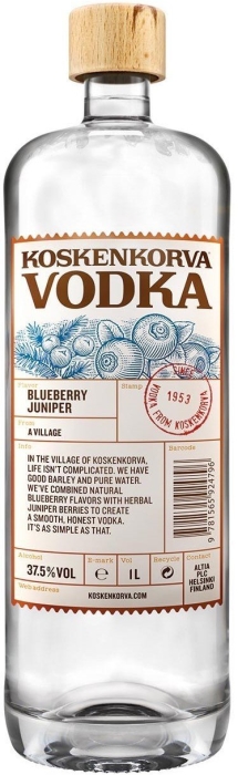 Koskenkorva Blueberry Juniper 37.5% 1L