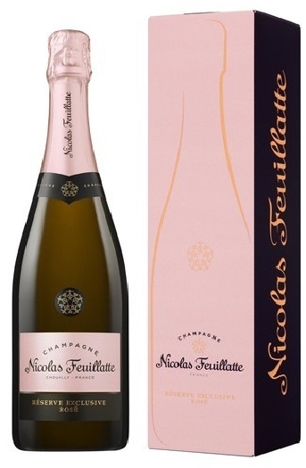 Nicolas Feuillatte Réserve Exclusive, Champagne, AOC, brut, rosé (gift box) 0.75L