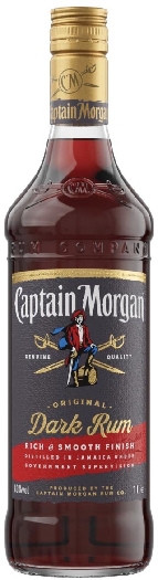 Captain Morgan Dark Spiced Rum 40% 1L