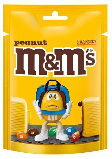 M&M's Peanut milk chocolate covered peanuts in a sugar shell 465987 200g