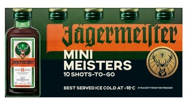 Jagermeister Jägermeister Liqueur Mini Master 35% 10x0.02L Jagermeister Jägermeister Liqueur Mini Master 35% 10x0.02L