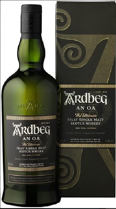 Ardbeg An Oa Islay Single Malt Scotch Whisky 46.6% 1L gift pack