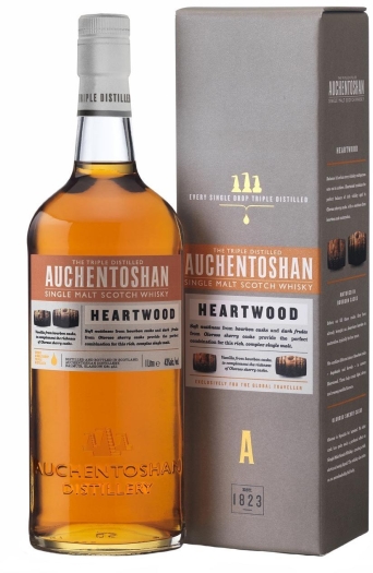 Auchentoshan Heartwood 43% gift box 1L