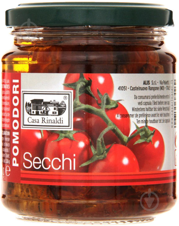 Casa Rinaldi Tomatoes dried in vegetable oil 270g Casa Rinaldi Tomatoes dried in vegetable oil 270g
