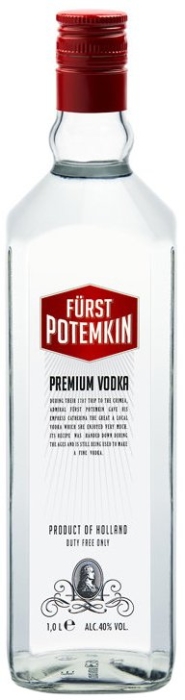 Furst Potemkin Red 40% Vodka 1L