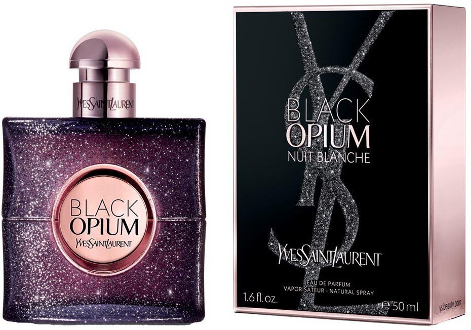 straffen Buskruit Melodieus Yves Saint Laurent Black Opium Nuit Blanche EdP 50ml in duty-free at  airport Domodedovo