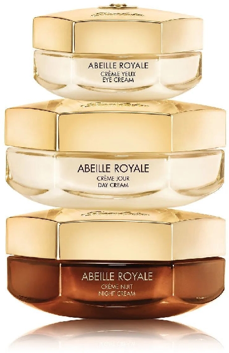 Guerlain Abeille Royale Face Care Set: Day Cream 50ml (G061500) + Night Cream 50ml (G061503) + Eyes Cream 15ml