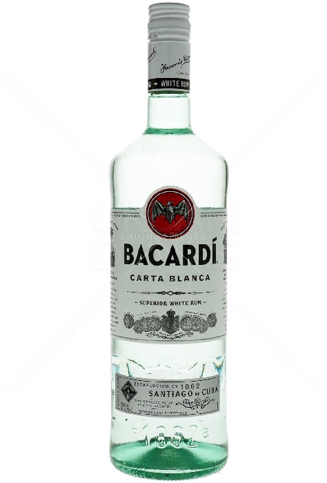 Bacardi Carta Blanca Rum 37,5% 1L