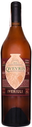 Iveriuli Qvevris Rkatsiteli 13,00% dry, white wine 0.75L Iveriuli Qvevris Rkatsiteli 13,00% dry, white wine 0.75L