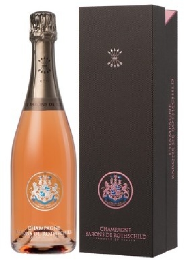 Champagne Barons de Rothschild Rose in premium gift box 0.75 L