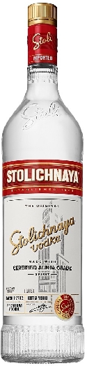 Stolichnaya Red Premium Vodka 1L