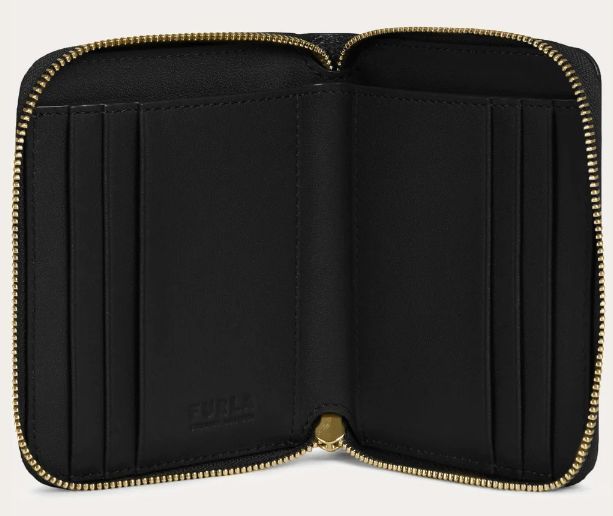 Furla Next S Ziparound Wallet, Black 1056298 Furla Next S Ziparound Wallet, Black 1056298