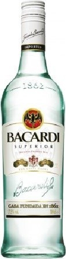Bacardi Carta Blanca 40% 1L