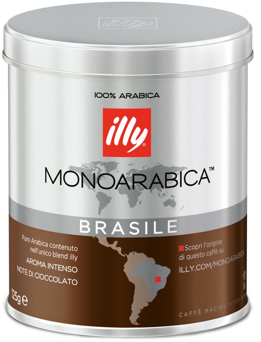 Illy Monoarabica Espresso for mocha from Brazil 125g Illy Monoarabica Espresso for mocha from Brazil 125g