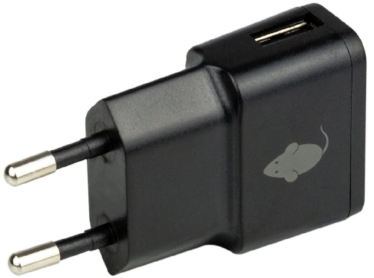 GREENMOUSE USB CHARGER 1A BLACK Cargador