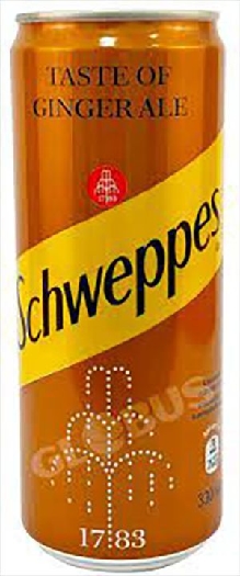 Schweppes Ginger Ale Can 0,33L