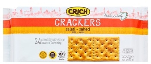 Crich Crackers salati salted 250g