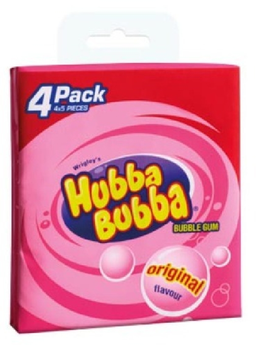 Hubba Bubba original multipack 4x5 gums 140g