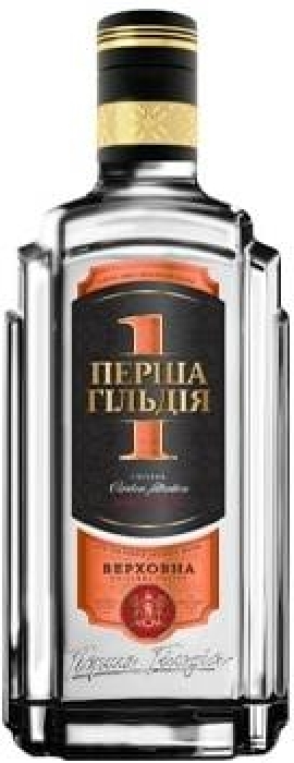 Premium Ukrainian vodka First Guild Verhovna 0.7L