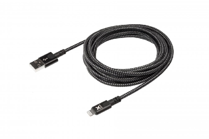 Xtorm Cable Usb To Lightning 3M Braided Bk