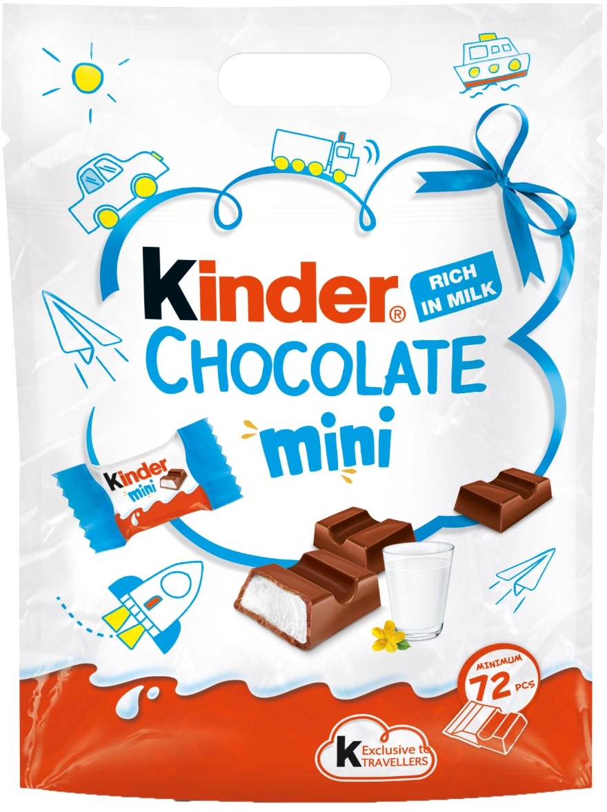Kinder Mini Chocolate 460g in duty-free at airport Vilnius